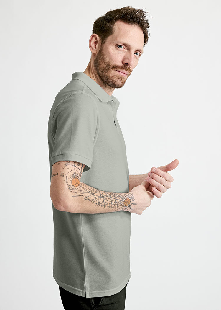 HERREN POLO-SHIRT PAUL AGAVE GREEN