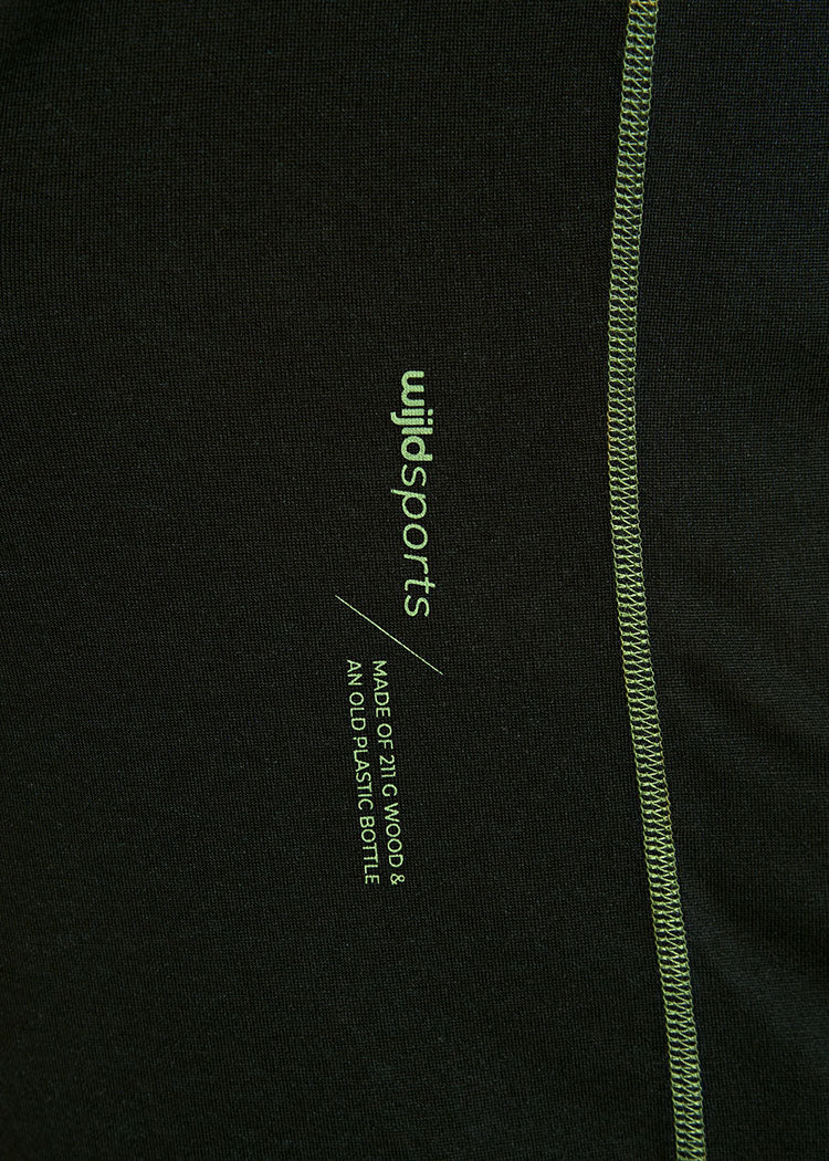 HERREN SPORTSHIRT MAX BLACK GREEN