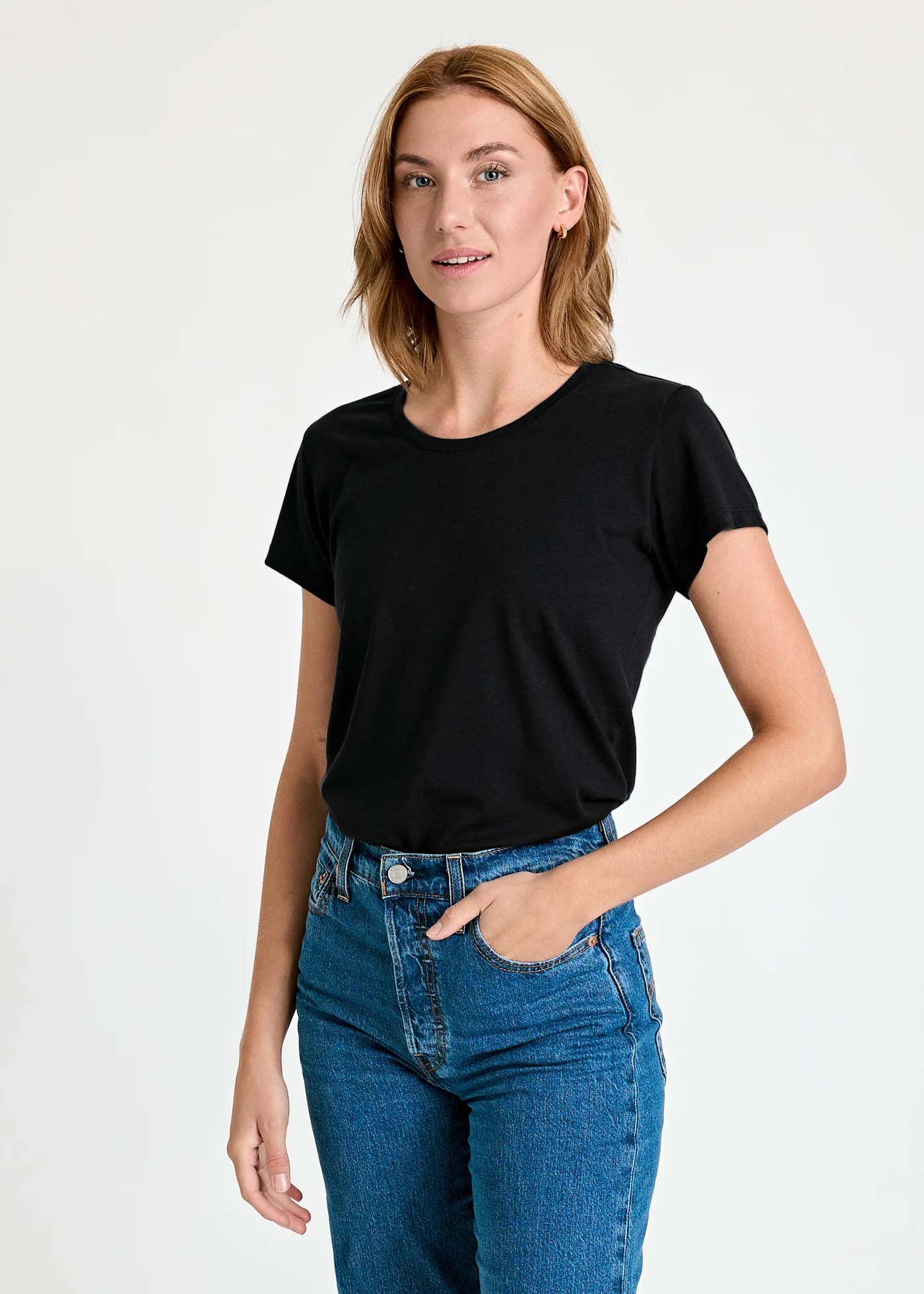 WOMEN'S WOODSHIRT SLIM SARAH BLACK