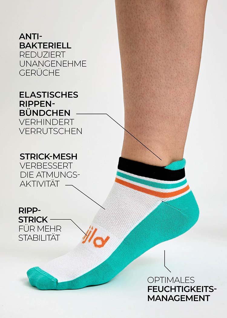 WOODSOCKS® SPORTSOCKEN SNEAKER MULTI COLOR