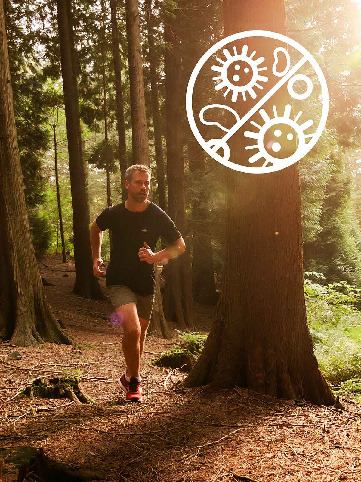 SportShirts aus Holz bleiben länger frisch