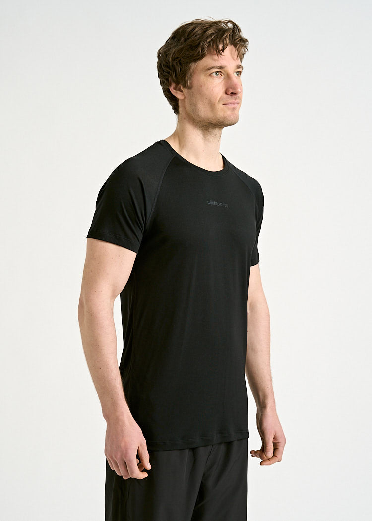 HERREN SPORTSHIRT MAX BLACK GRAY