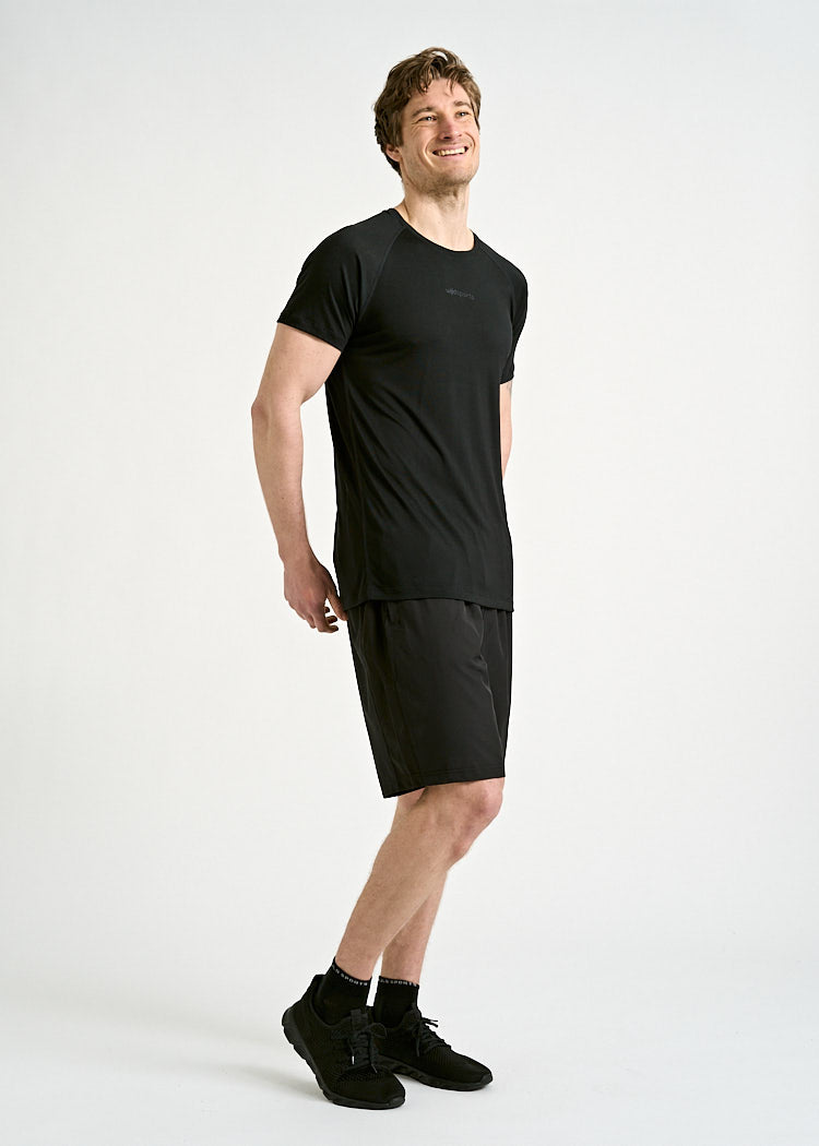 HERREN SPORTSHIRT MAX BLACK GRAY