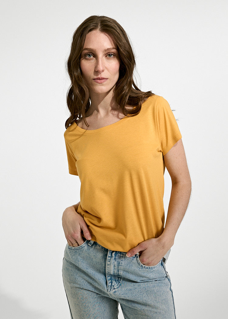 WOMEN'S WOODSHIRT REGULAR LENA MUSTARD