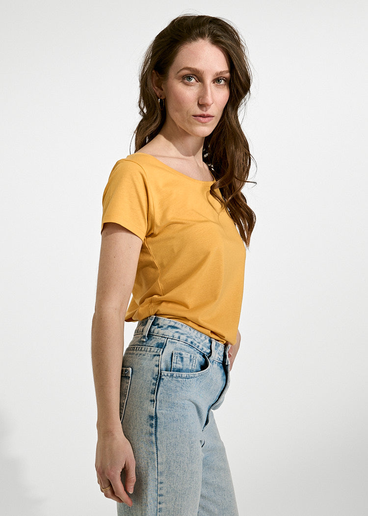 WOMEN'S WOODSHIRT REGULAR LENA MUSTARD