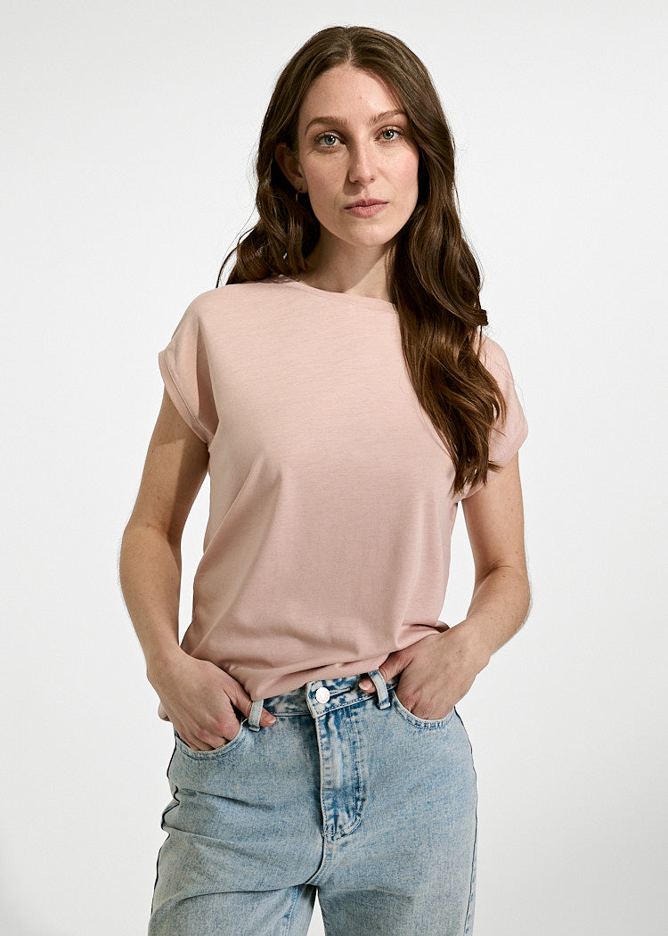 WOMEN'S WOODSHIRT KIMONO ELENA SMOKED ROSE