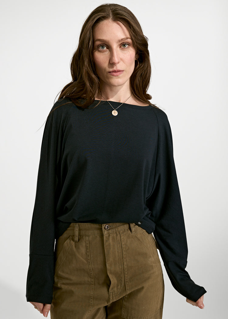 WOMEN'S LONG SLEEVE SHIRT BATWING ALICE SALUTE