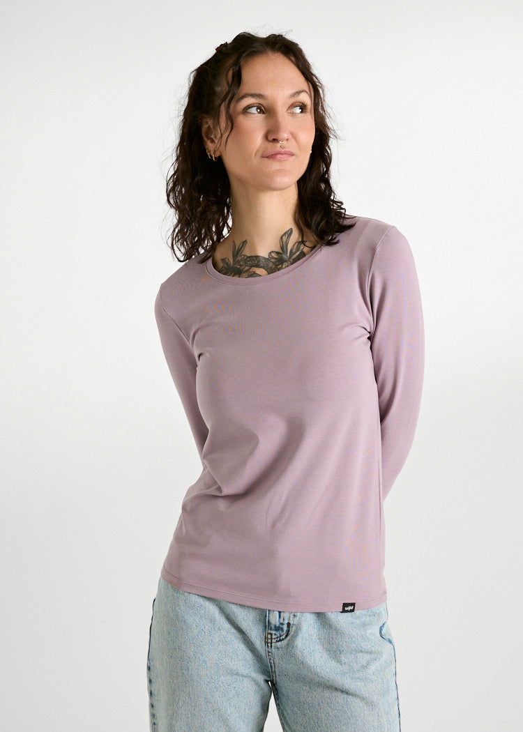 DAMEN LANGARMSHIRT MAYA TOADSTOOL