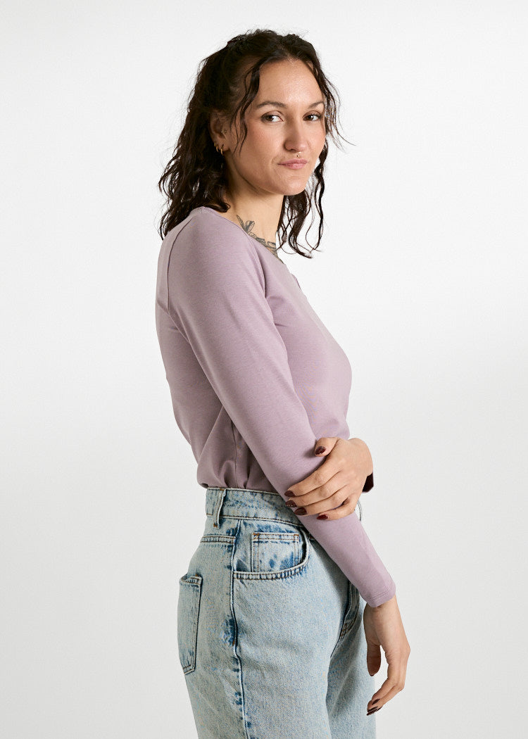 DAMEN LANGARMSHIRT MAYA TOADSTOOL