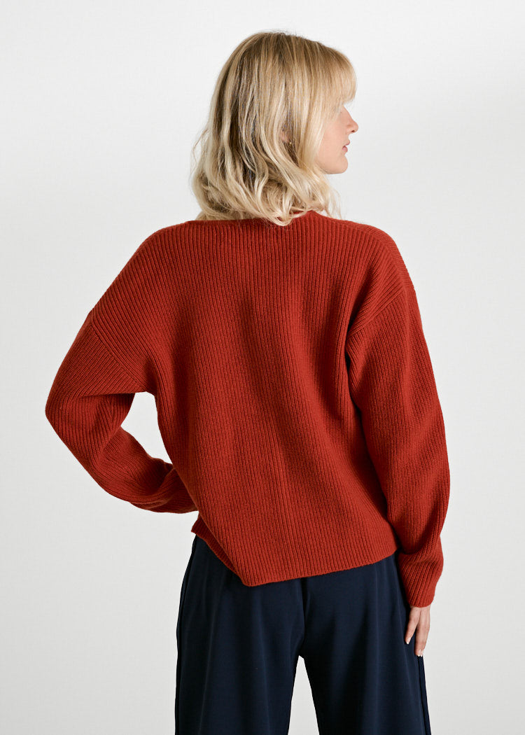 DAMEN STRICK CARDIGAN ALVA TABASCO