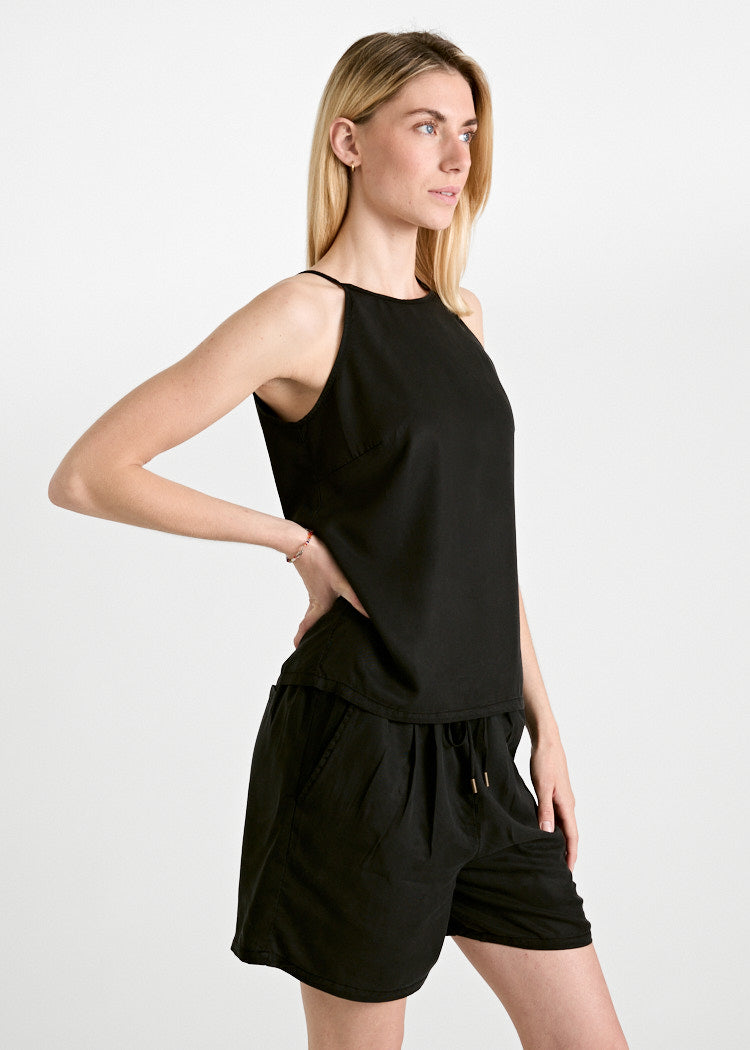 DAMEN TWILL SHORTS BLACK