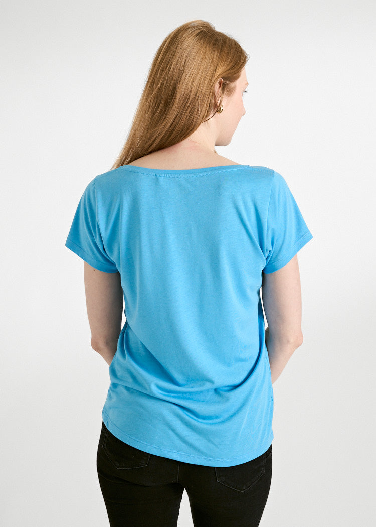 DAMEN WOODSHIRT LENA LINED LANDSCAPE