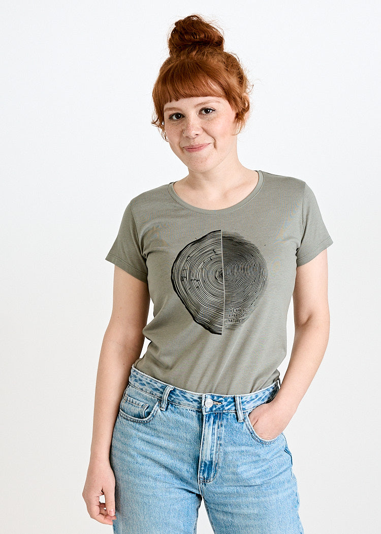 WOMEN'S WOODSHIRT SLIM SARAH WE ARE NATURE