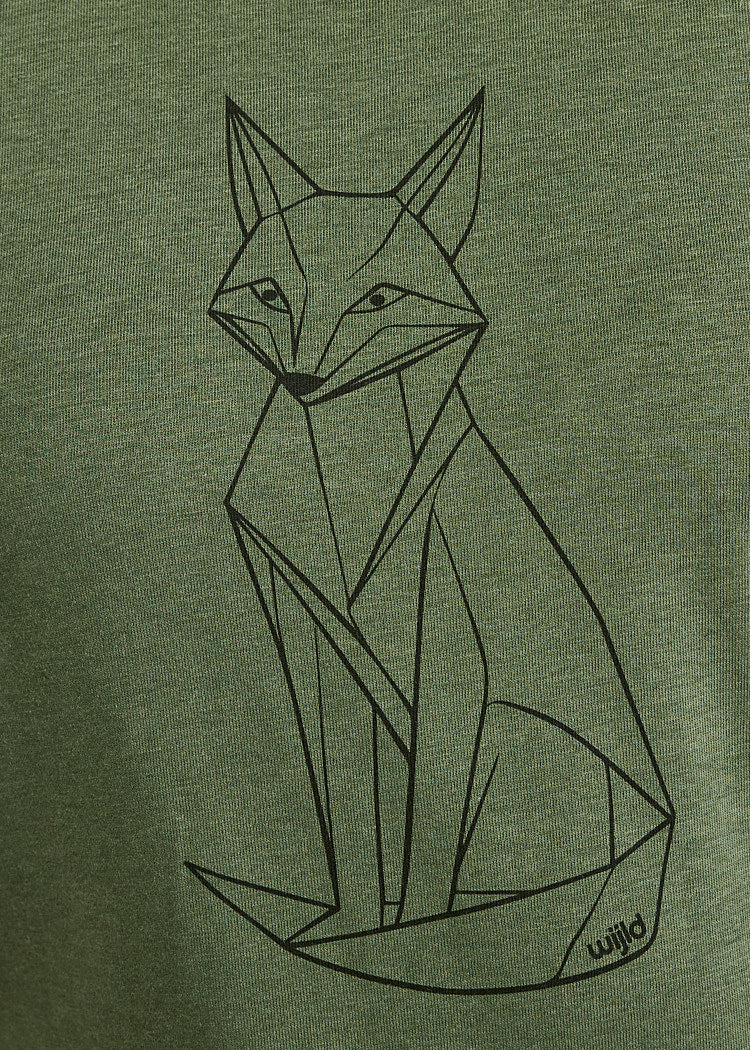 WOMEN'S WOODSHIRT SARAH ORIGAMI FOX