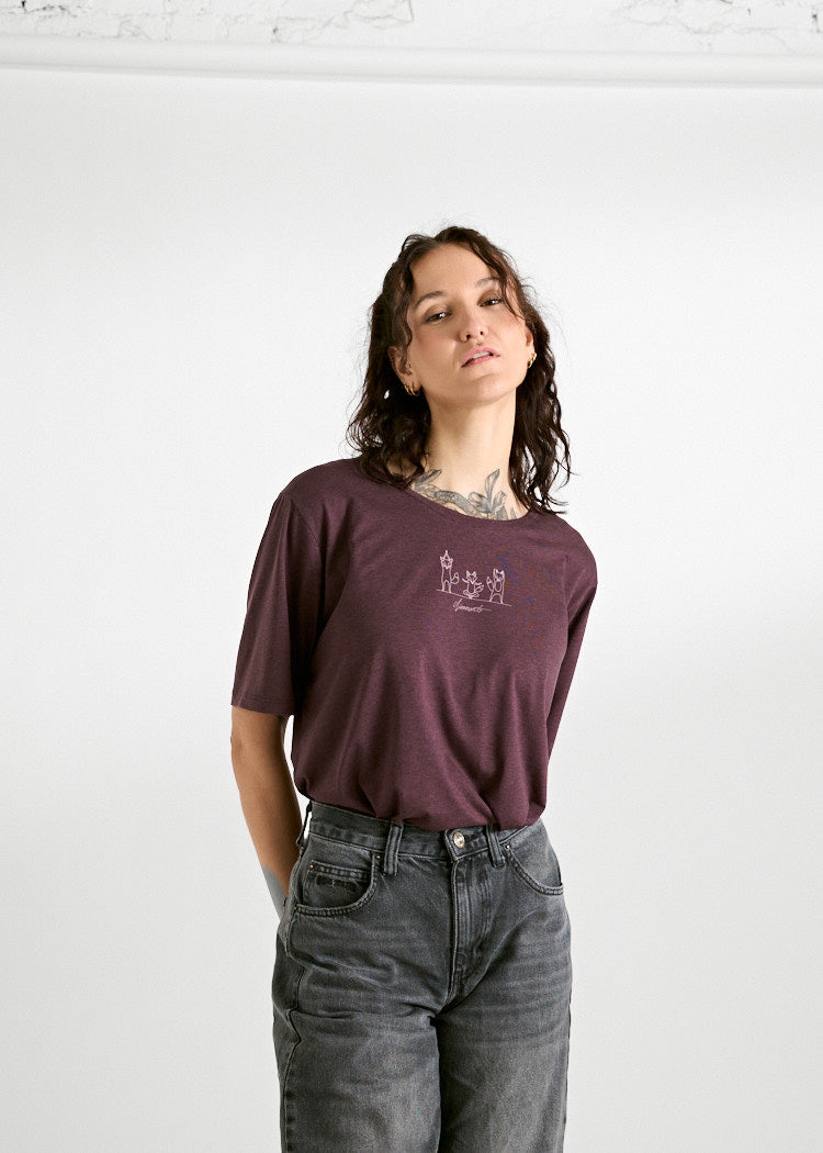 WOMEN'S WOODSHIRT LOOSE LONGER TILDA NAMASTE