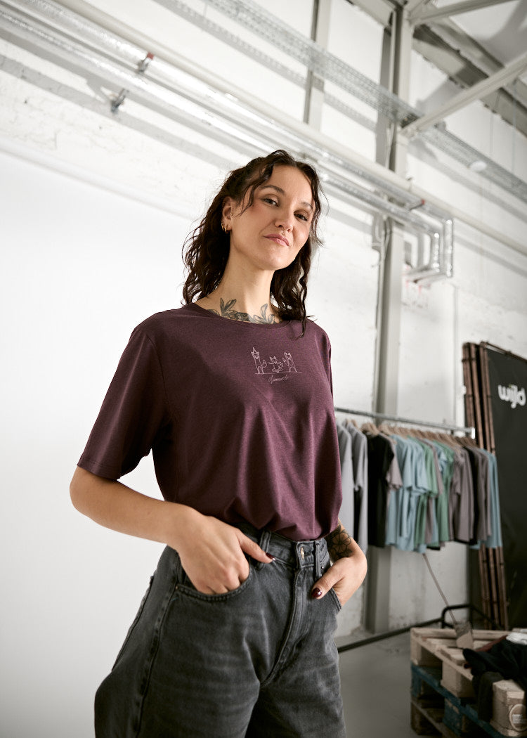 WOMEN'S WOODSHIRT LOOSE LONGER TILDA NAMASTE