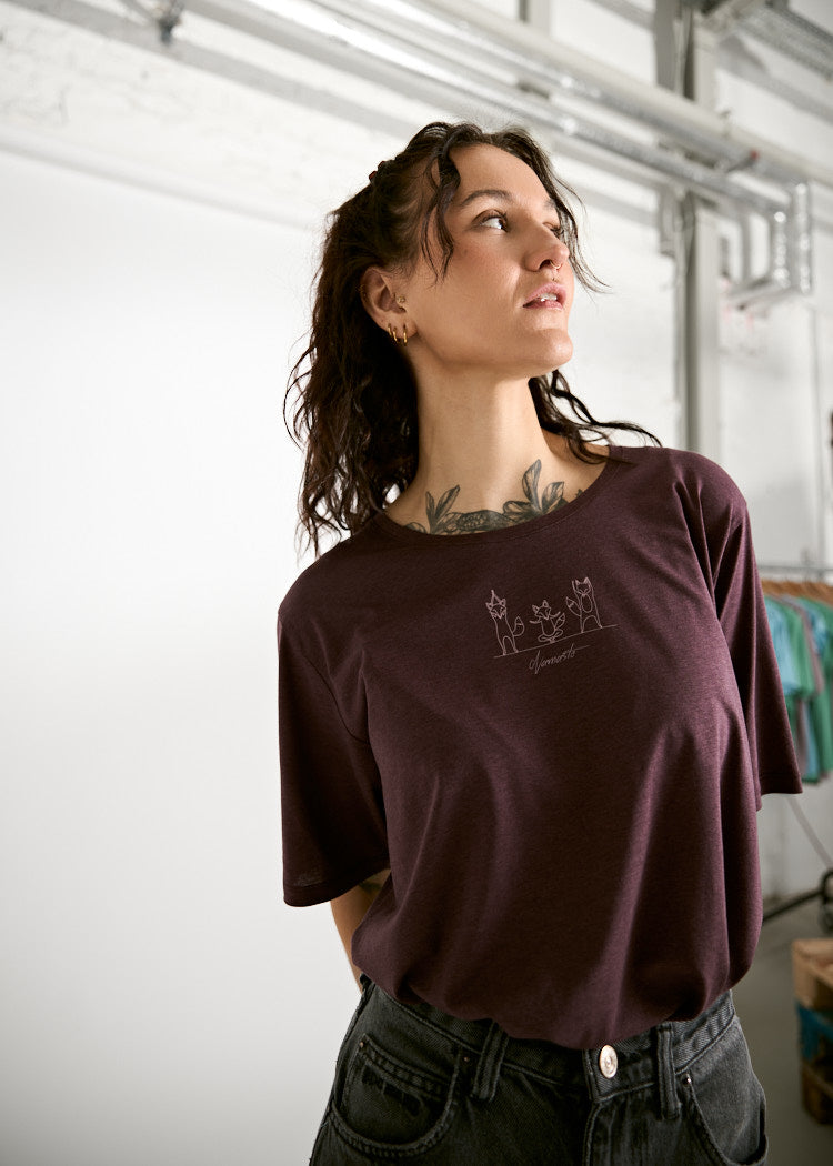 WOMEN'S WOODSHIRT LOOSE LONGER TILDA NAMASTE