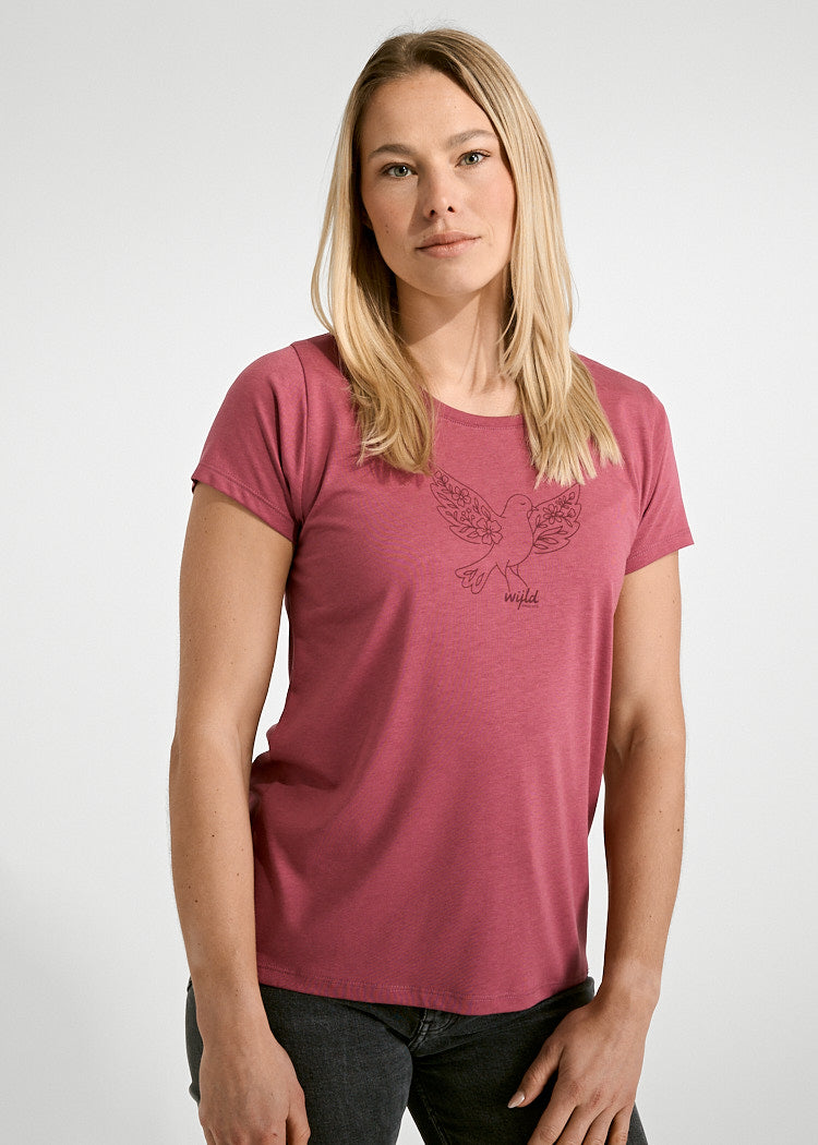 DAMEN HOUTOVERHEMD LENA BLOEMRIJK DUIF