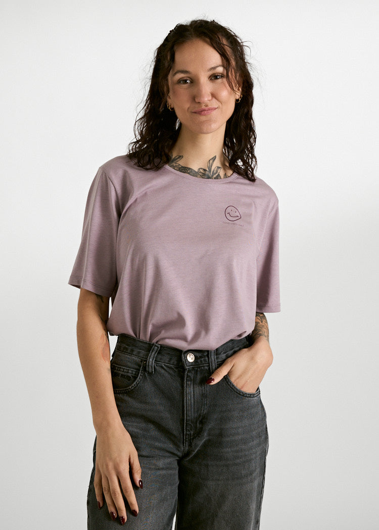 WOMEN'S WOODSHIRT LOOSE LONGER TILDA GOOD VIBES
