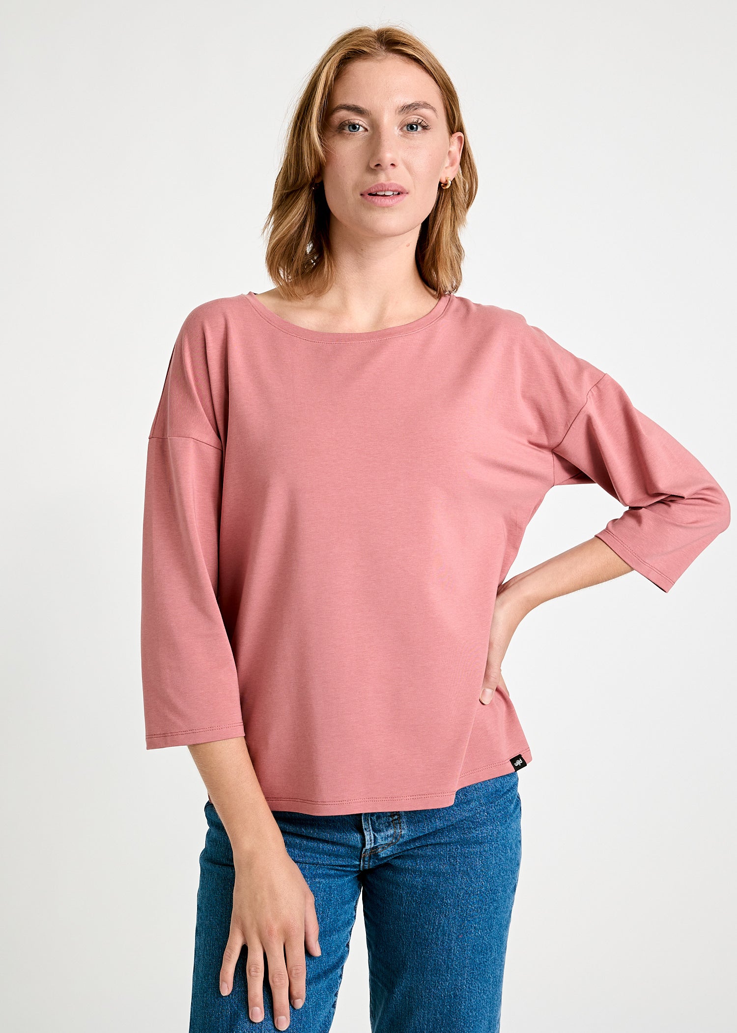 WOMEN'S LONG SLEEVE SHIRT CHRISTIN ROSEWOOD