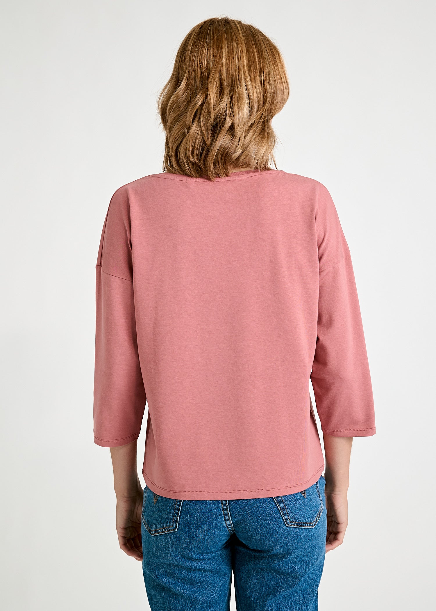 DAMEN LANGARMSHIRT CHRISTIN ROSEWOOD