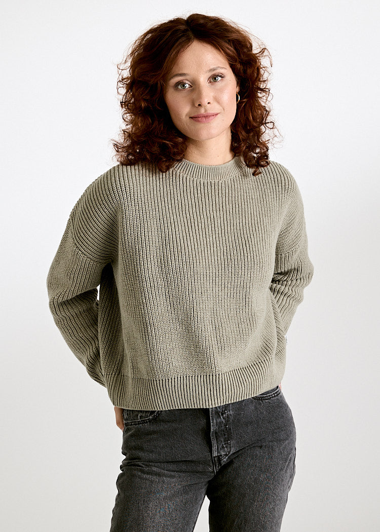DAMEN STRICKPULLOVER JOSEPHINE SAGE
