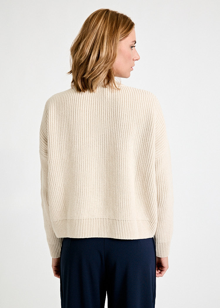 WOMEN'S KNITTED SWEATER JOSEPHINE NATURAL