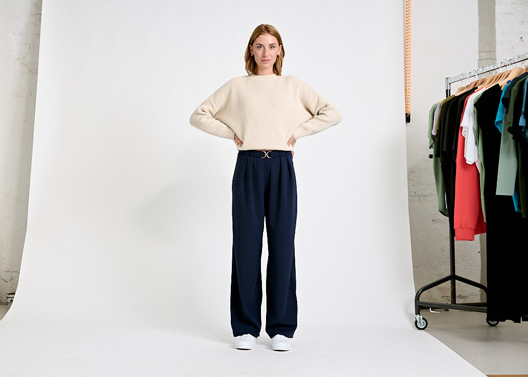WOMEN'S KNITTED SWEATER JOSEPHINE NATURAL