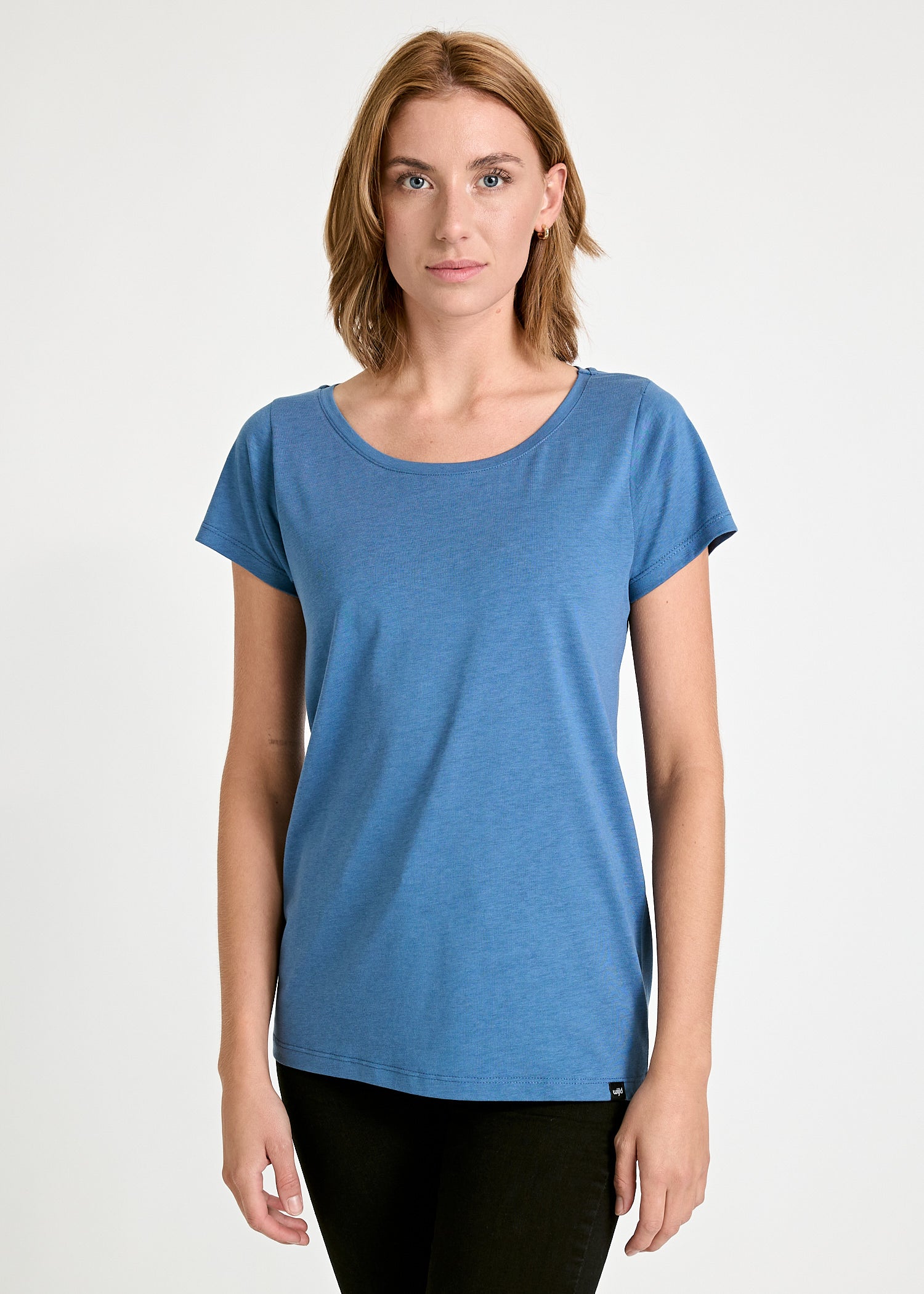 WOMEN'S WOODSHIRT REGULAR LENA BIJOUT BLUE