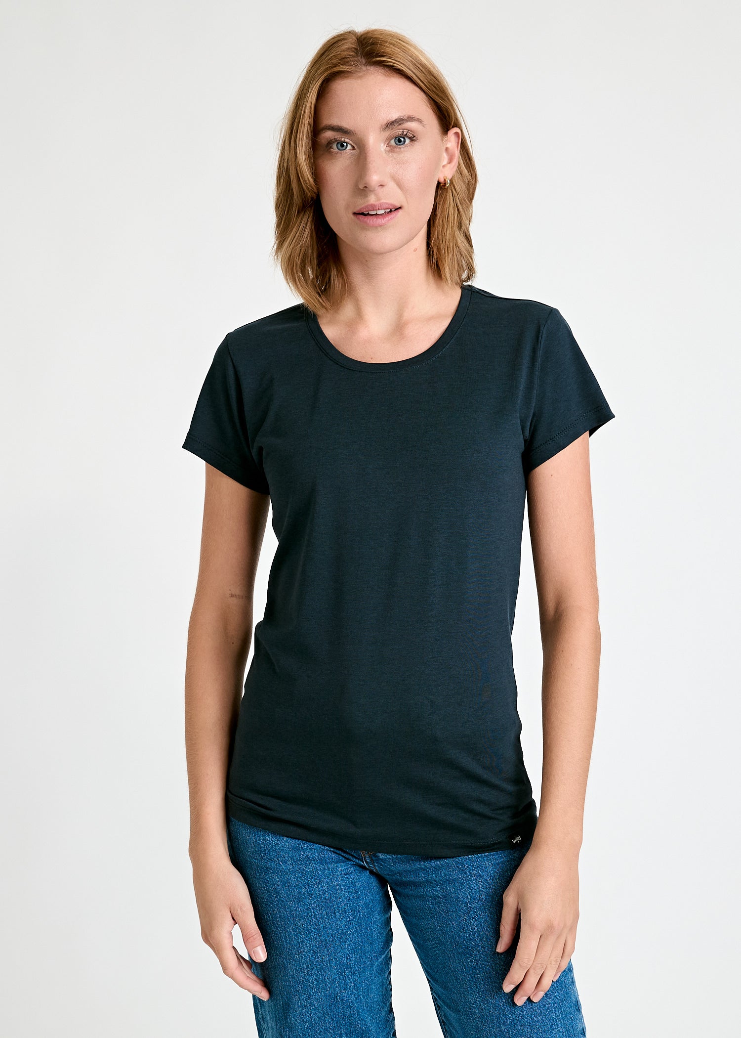 DAMEN WOODSHIRT SLIM SARAH CARBON