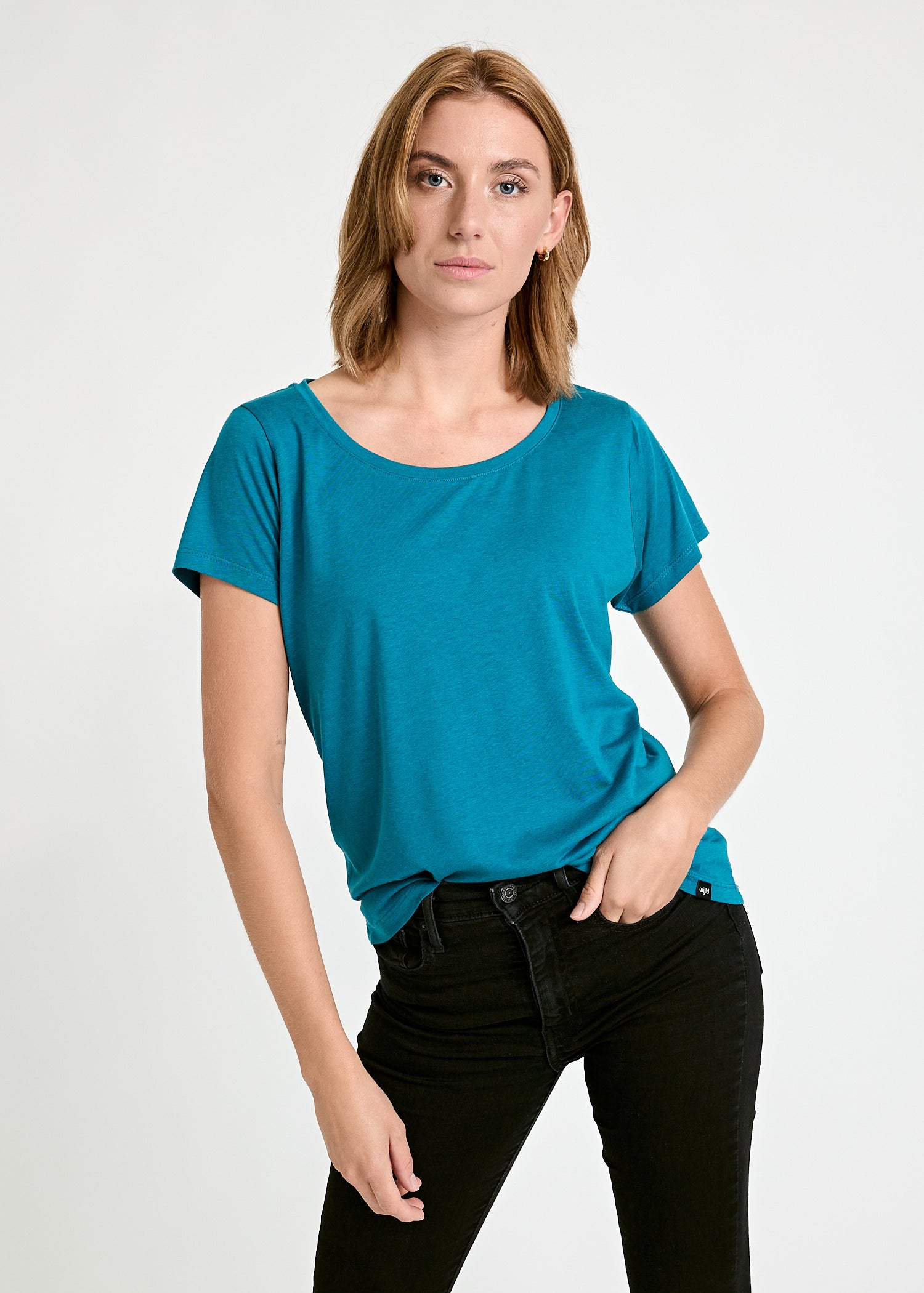 WOMEN'S WOODSHIRT REGULAR LENA PETROL