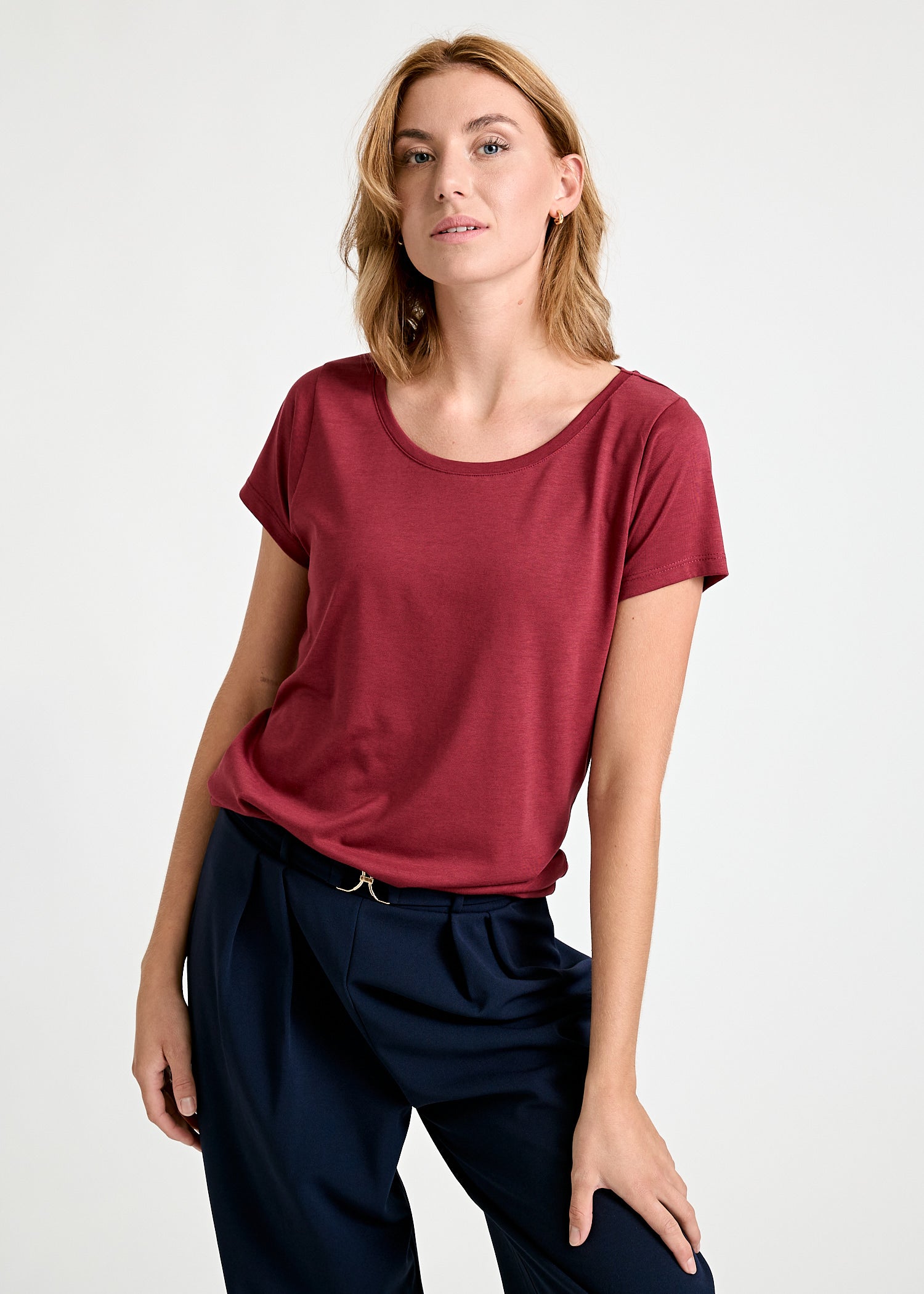 WOMEN'S WOODSHIRT REGULAR LENA TIBETAN RED