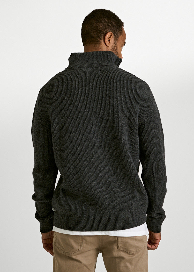 HERREN STRICKPULLOVER TIM ANTRACITE