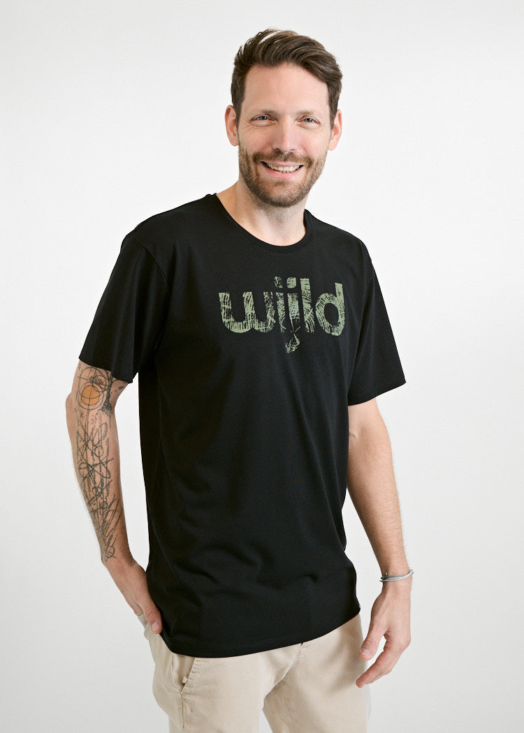 HERREN WOODSHIRT TIMO WIJLD FONT