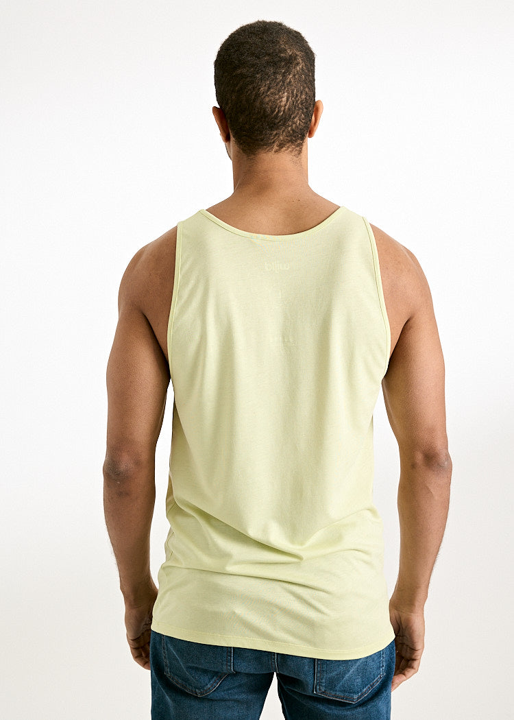 HERREN TANK TOP MICHEL SHADOW LIME