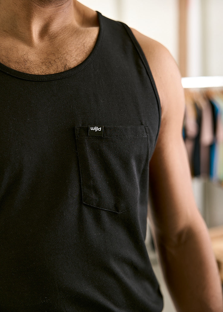 HERREN TANK TOP MICHEL BLACK