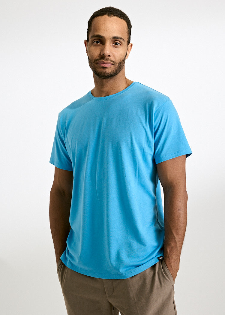 HERREN WOODSHIRT ALEX AZURE BLUE