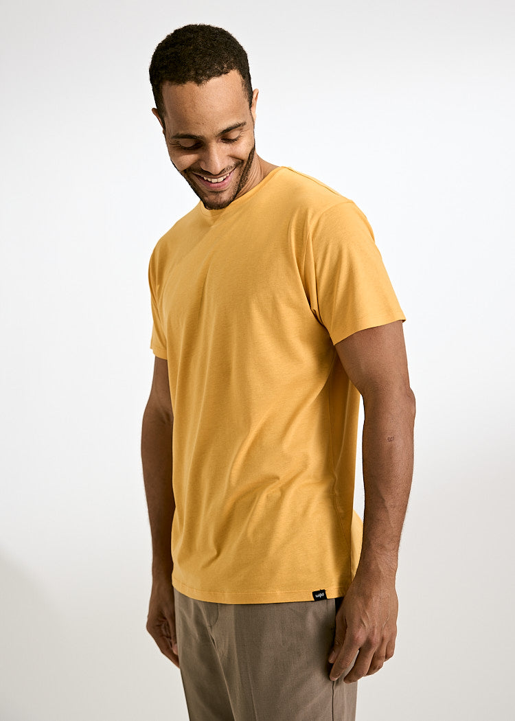 HERREN WOODSHIRT ALEX MUSTARD