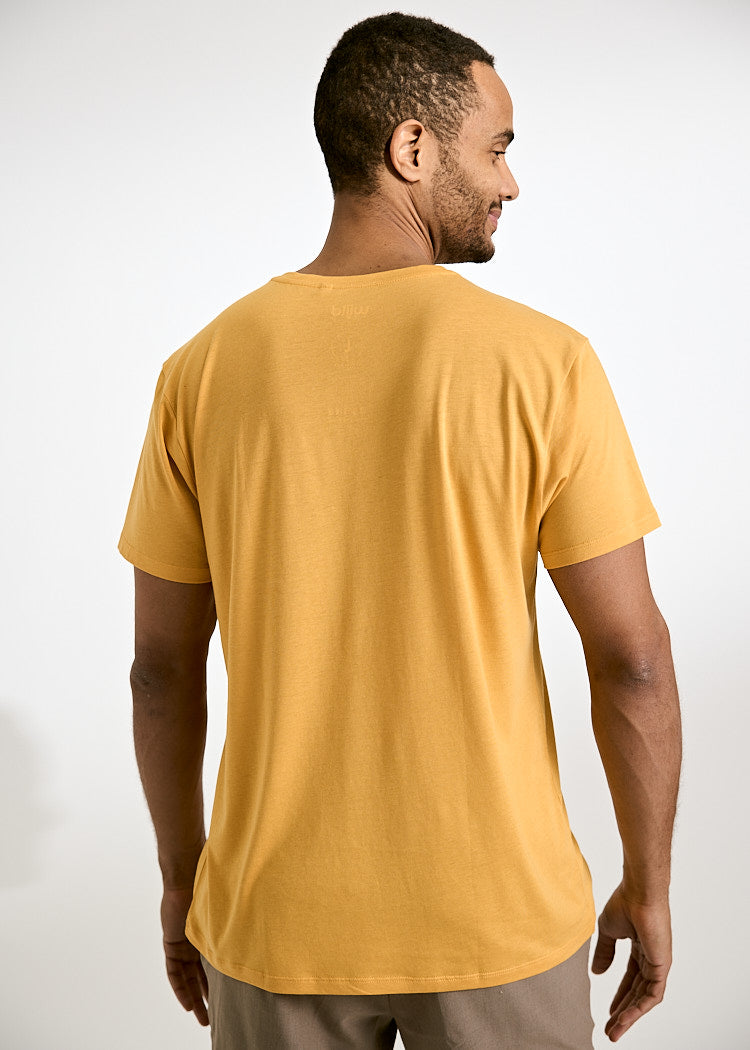 HERREN WOODSHIRT ALEX MUSTARD
