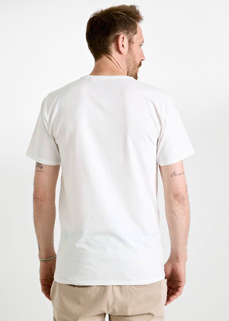 MEN'S WOODSHIRT LOOSE TIMO BRIGHT WHITE