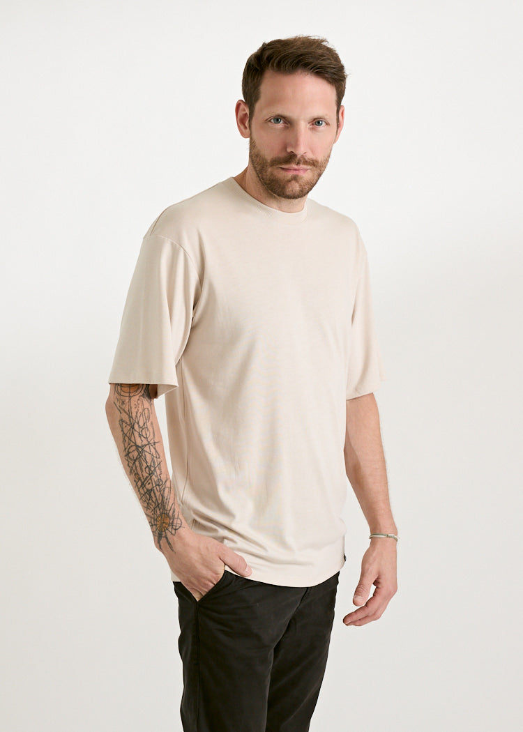 MEN'S WOODSHIRT OVERCUT JAMES PUMICESTONE