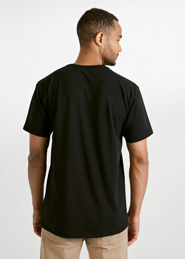 MEN'S WOODSHIRT LOOSE TIMO BLACK