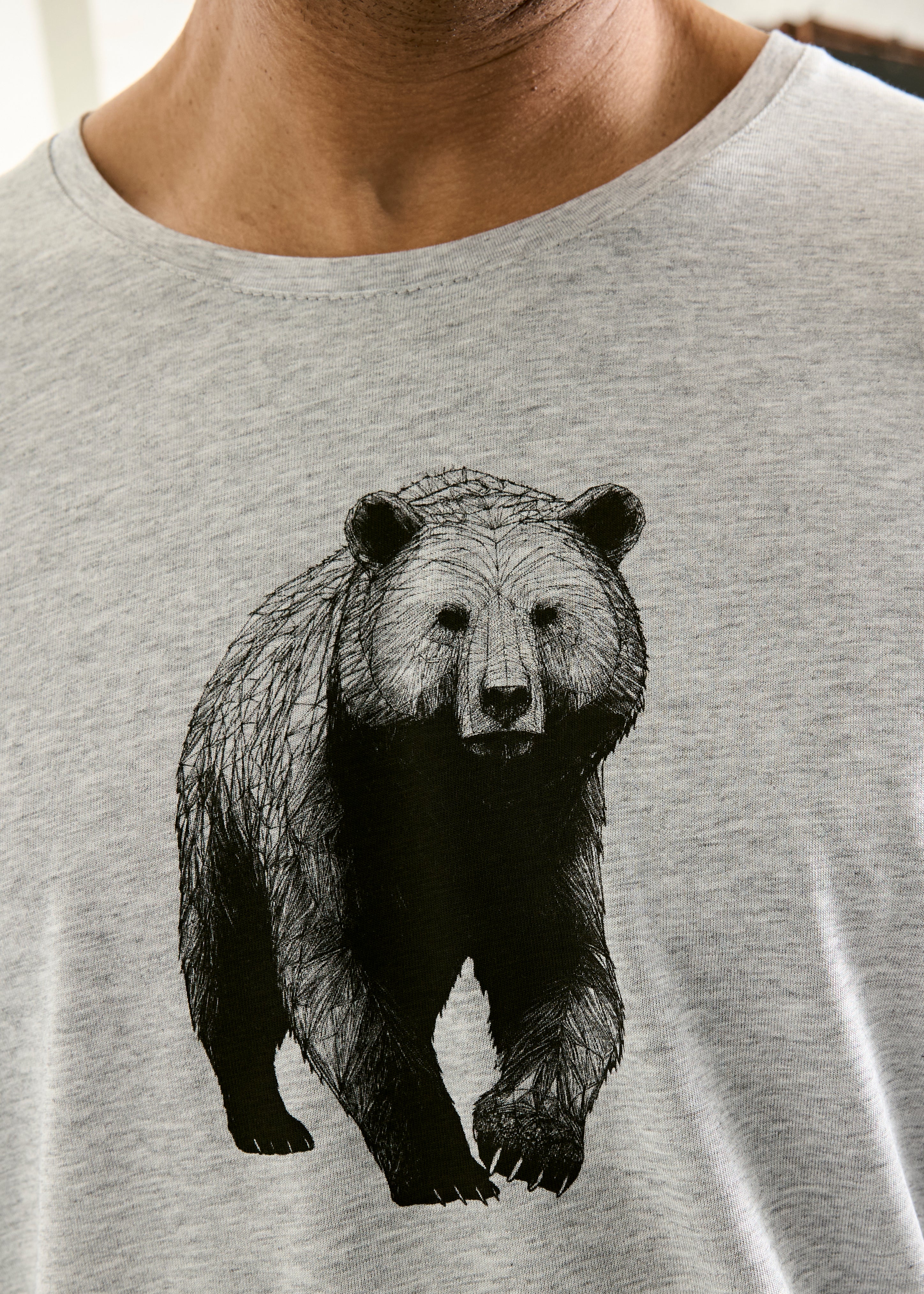 MEN'S WOODSHIRT ALEX GRAPHIC BEAR