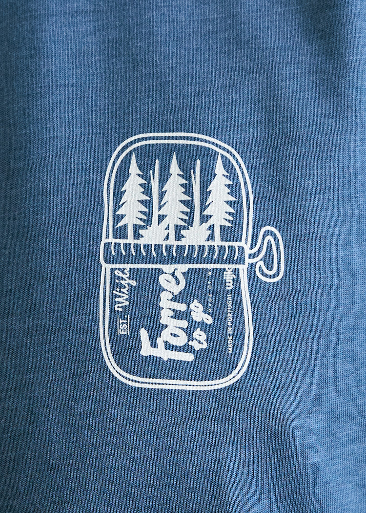 HERREN WOODSHIRT LOOSE TIMO TIN FULL OF TREES