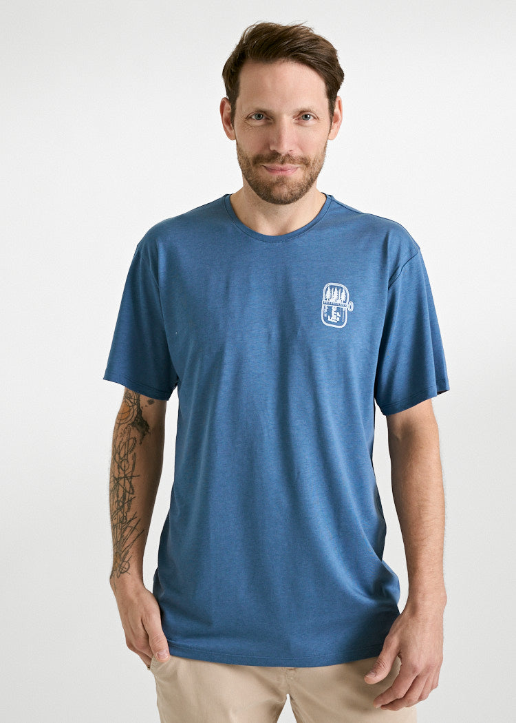 HERREN WOODSHIRT LOOSE TIMO TIN FULL OF TREES
