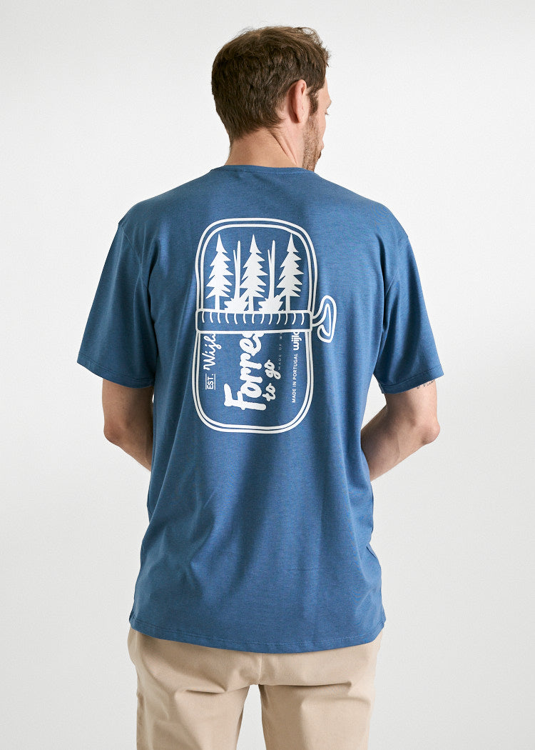 HERREN WOODSHIRT LOOSE TIMO TIN FULL OF TREES