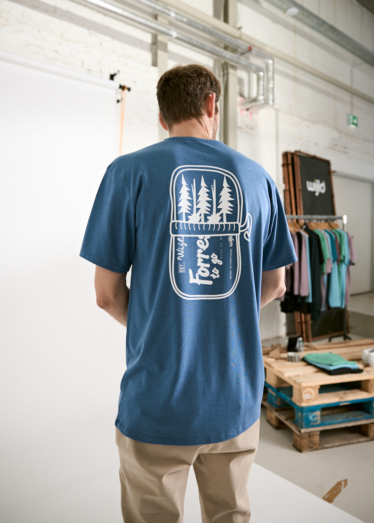 HERREN WOODSHIRT LOOSE TIMO TIN FULL OF TREES