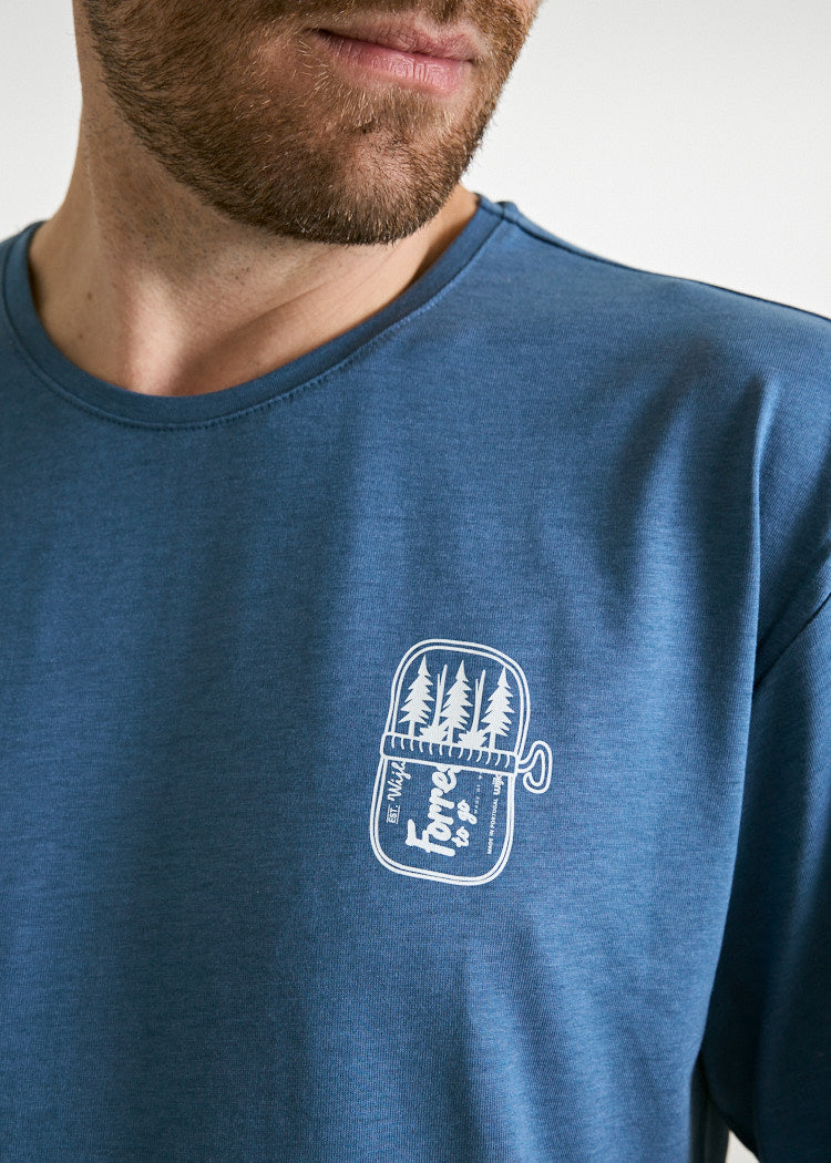 HERREN WOODSHIRT LOOSE TIMO TIN FULL OF TREES