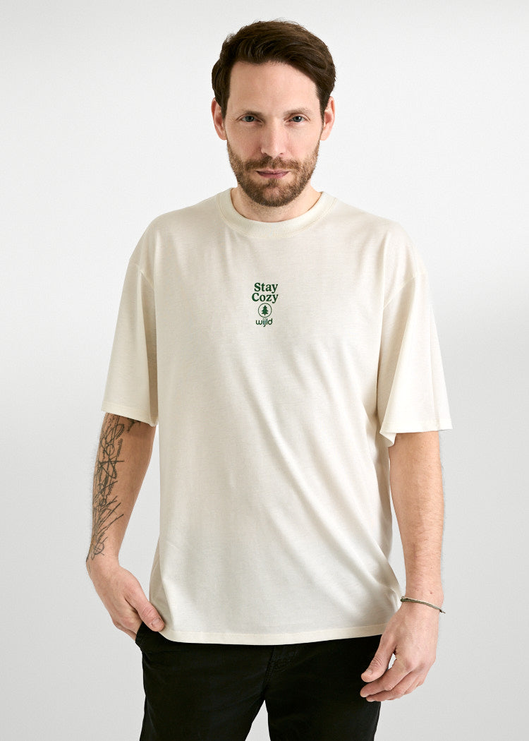 MEN'S WOODSHIRT TIMO LOOSE TEE COZY COCOA CLUB