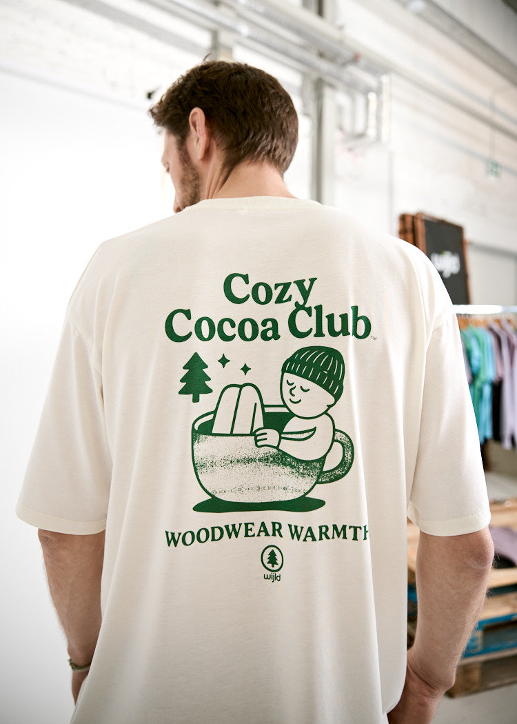 MEN'S WOODSHIRT TIMO LOOSE TEE COZY COCOA CLUB